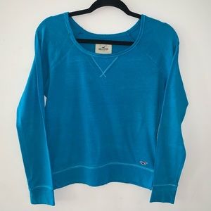 Hollister Blue Long-Sleeved T-Shirt